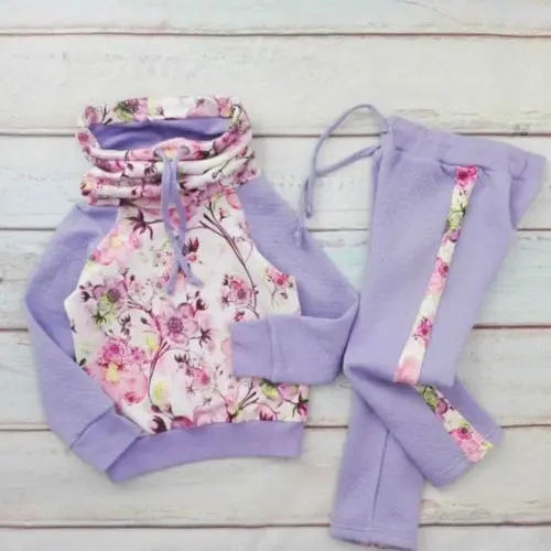 Осень-зима 2018 свитшот с длинным рукавом и капюшоном цветочным принтом для