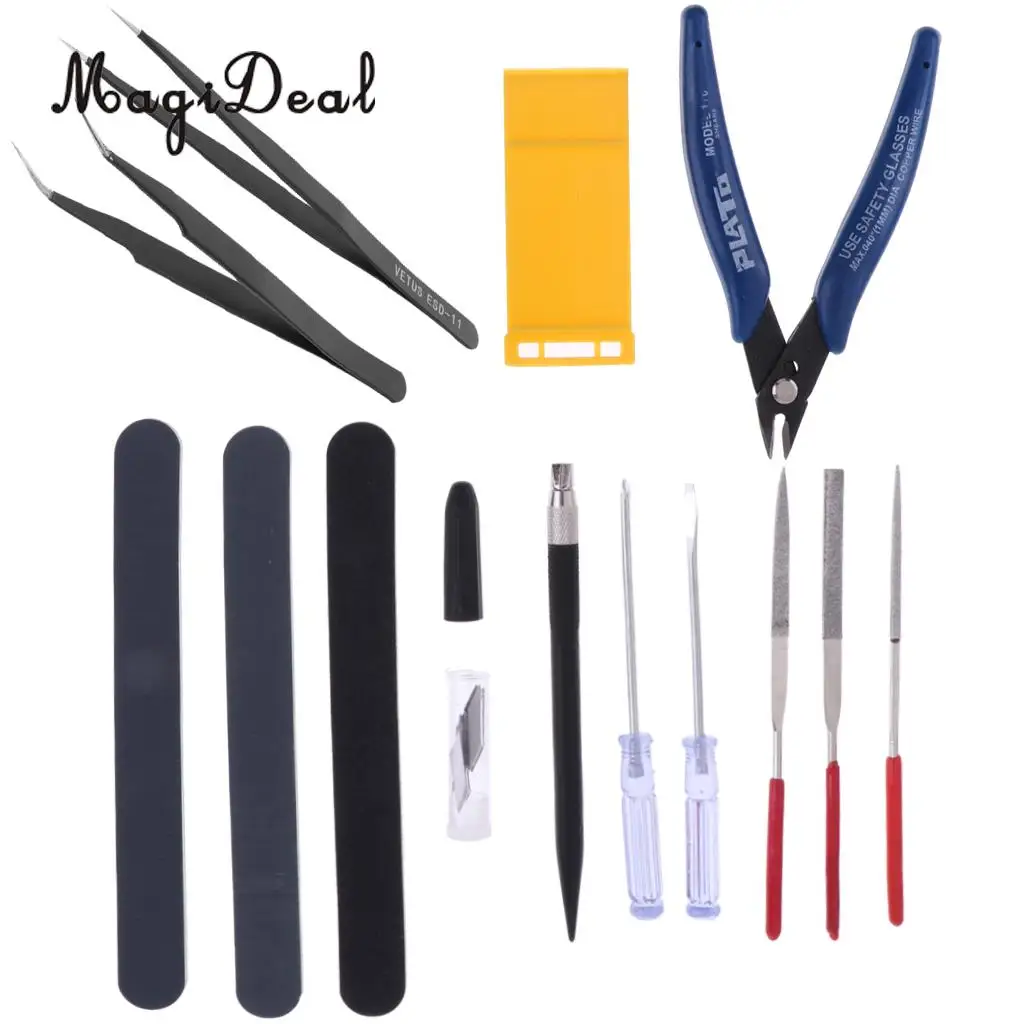

13Pcs/Set Alloy DIY Model Building Basic Tool Kit Screwdriver for Gundam Modelers Accessories