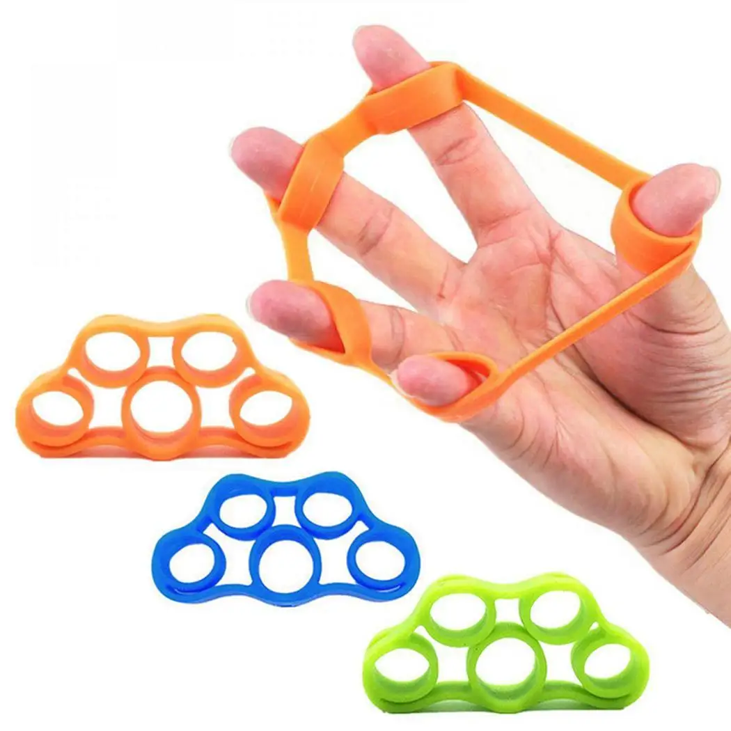 Унисекс Силикагель Finger Puller выпрямитель пальца тренировочные игрушки зеленый