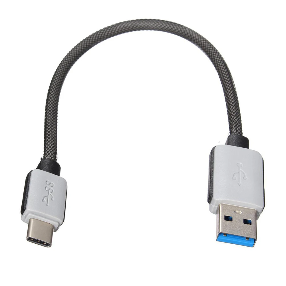 2х USB-C 3 0 адаптер Соединительный кабель для передачи данных 15 см черный |
