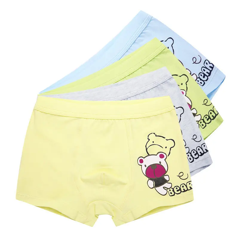 4 шт./лот детское нижнее белье высокого качества для детей шорты с мультяшным