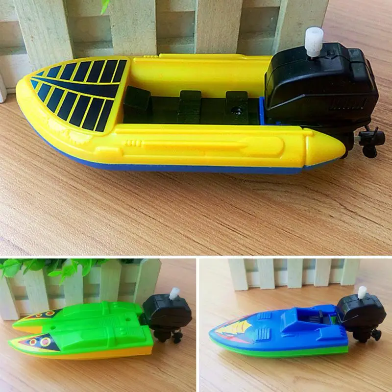 Детские часы на воде игрушка для купания заводная лодка бассейн игрушки моторная