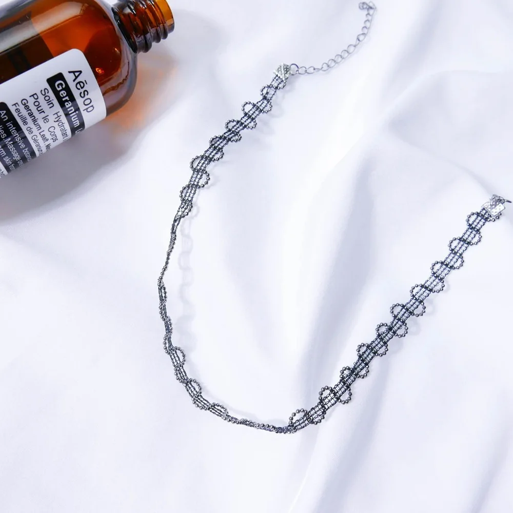 Бохо новый узор Готический креативный маленький свежий бисер комбинация волна