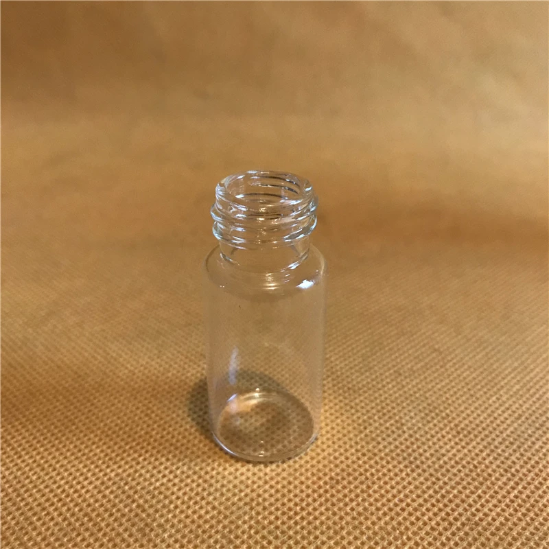 

10pcs 10ml Clear Glass Scale Sample Vials 10ml Glass Bottles With Screw Cap Sampling Bottle