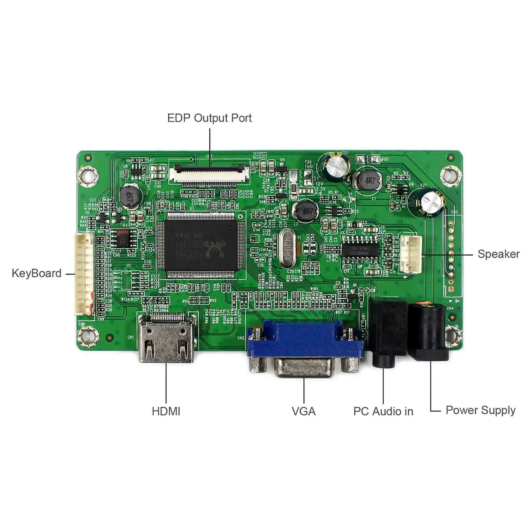 Плата контроллера HD MI VGA Audio LCD VS-RTD2556HV-V1 с экраном 13 3 дюйма N133HSE-EB2 1920x1080 EDP IPS |