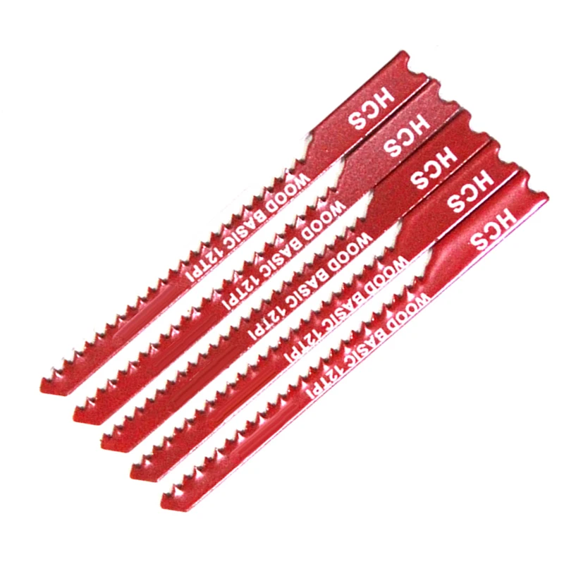 3 дюйма 12 TPI стальная прокрутка деревообрабатывающее лезвие U хвостовик 5 шт набор