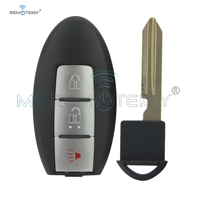 

Remtekey KR55WK48903 smart remote control keyless entry Smart key case 3 button for Infiniti with insert key blade 2006-2012