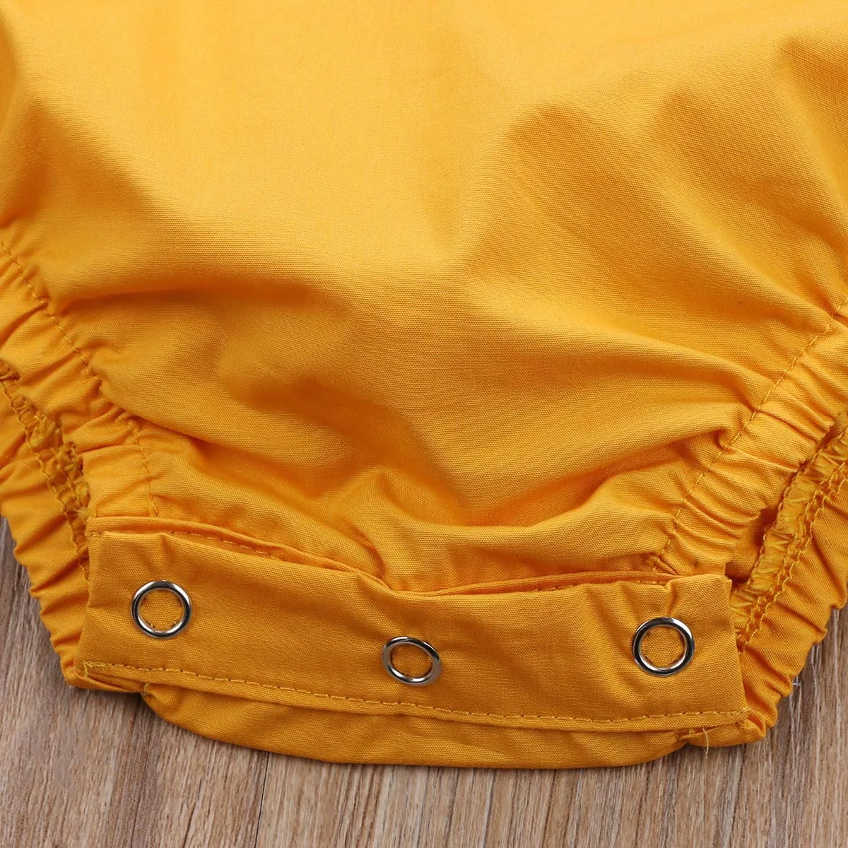 Детский комбинезон с длинным рукавом Pudcoco желтый повседневный цветочным принтом