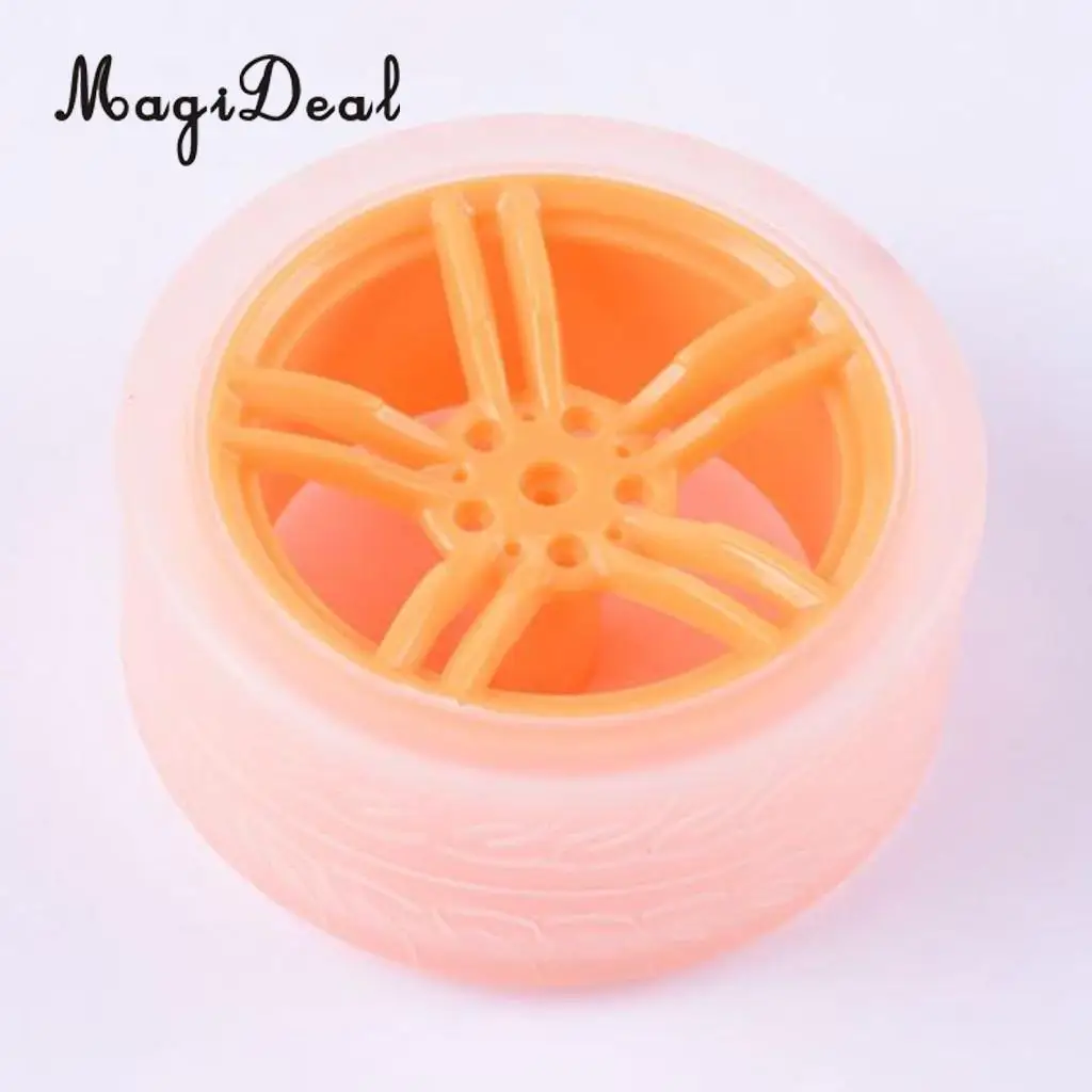 Magiideal 2 шт. DIY резиновые пластиковые шины для колесных шин смарт колёса