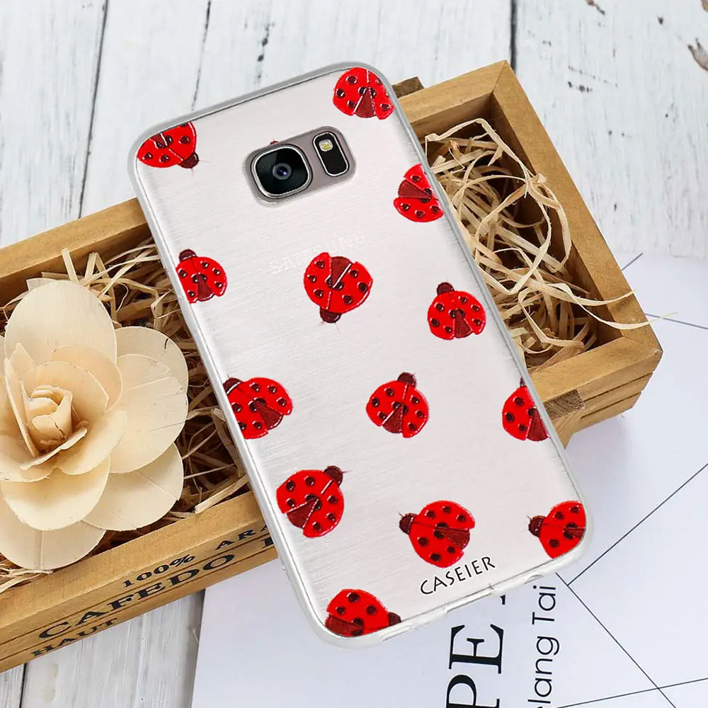 CASEIER Child Memory Case For Samsung Galaxy Note 8 S6 S7 Edge S8 Plus Soft TPU Ultra-thin Cases Emboss Cute Animals Cover Capa |