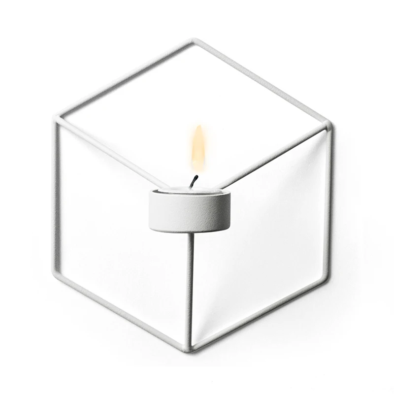 Geometric Tealight Modern Europe Candel Holders Candlestick Decoration Candelabra Wall Centerpieces Home Ornaments | Дом и сад