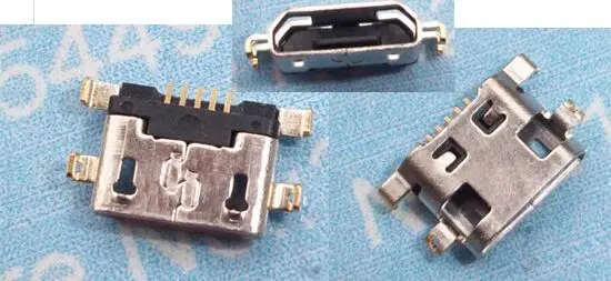 2 шт. микро зарядное устройство Порт USB разъем части для Alcatel 6035R Idol S 4033 4033D POP C3 |