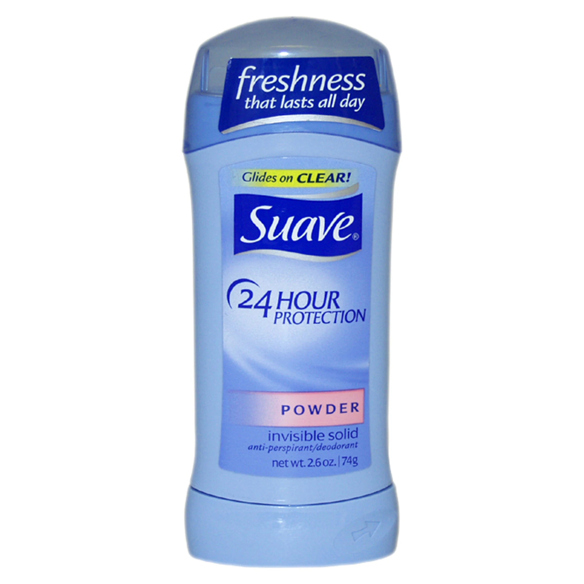 24 часа защиты Пудра Invisible одноцветное Anti-Perspirant дезодорант-стик по Suave for унисекс-2 6