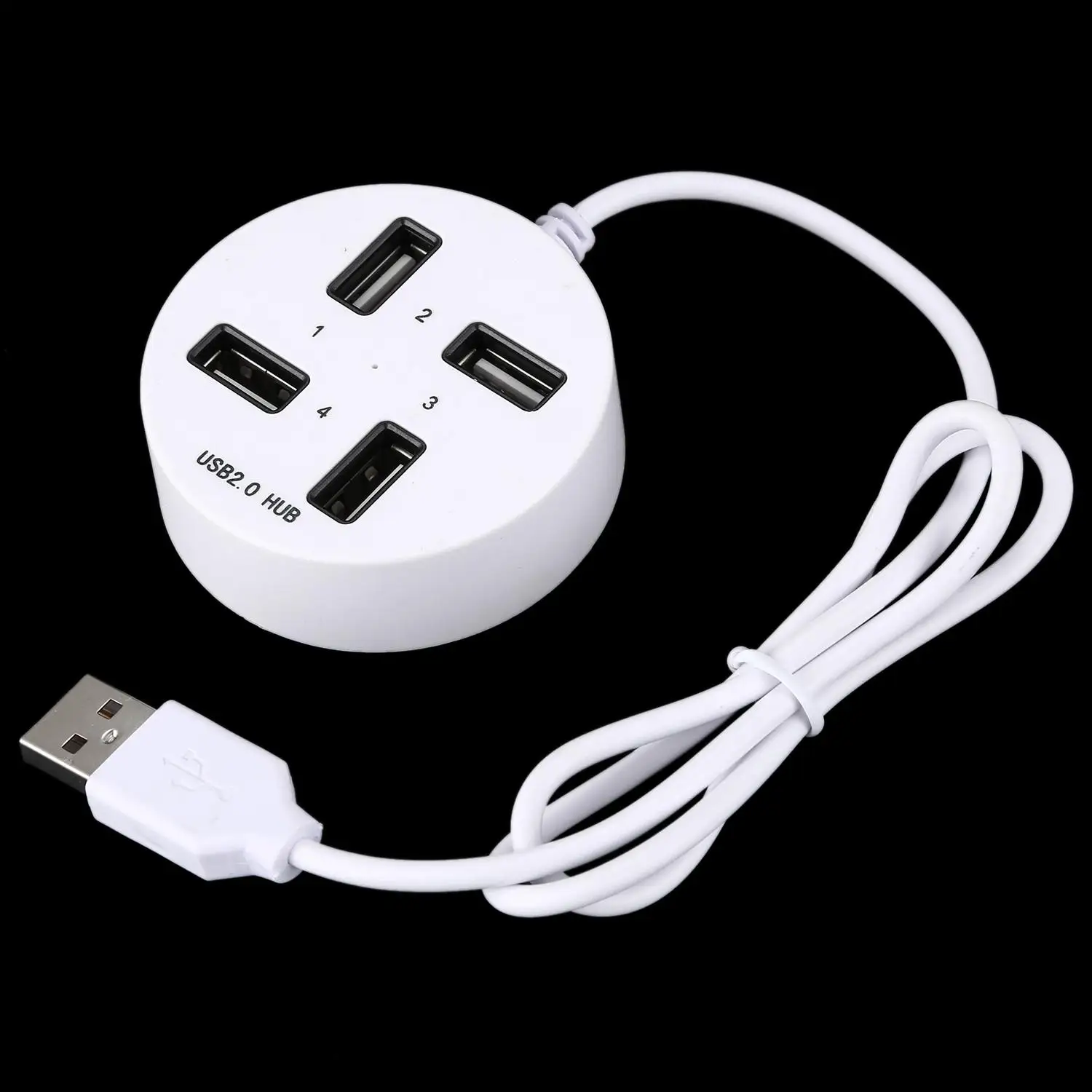 Топ Usb2.0 концентратор один для четырех Usb портов круглый сплиттер | Электроника