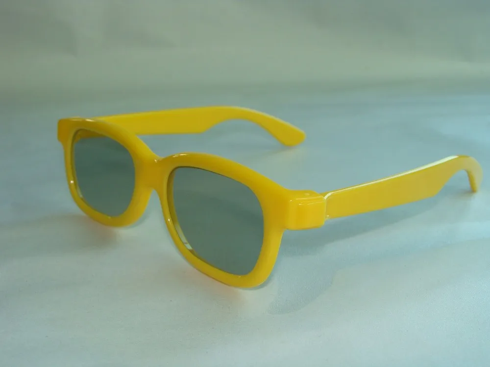 60 шт./лот Пассивные 3D очки поляризационные для детей пластиковая оправа