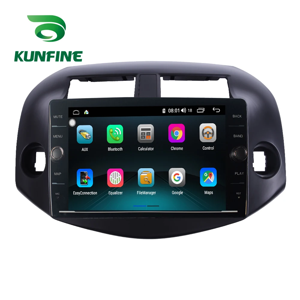 Восьмиядерный 4 Гб ОЗУ 64 ПЗУ Android 8 1 автомобильный DVD GPS плеер Deckless стерео для Toyota RAV4