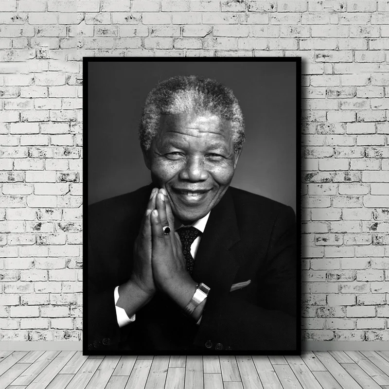 Nelson Mandela постер холст картина принт настенная живопись домашний декор без рамки