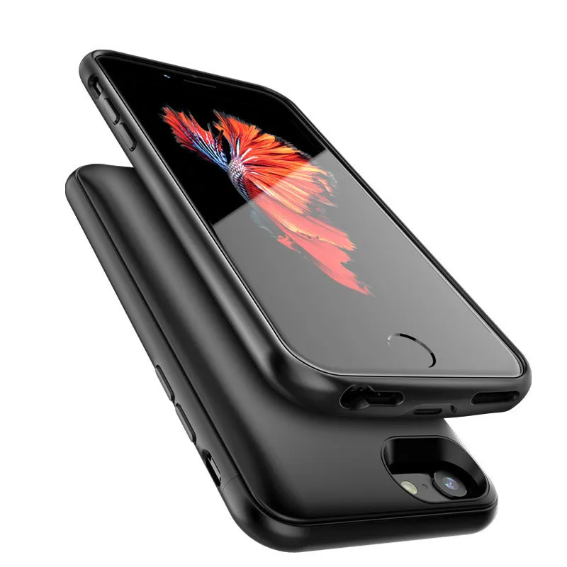 5500 мАч зарядное устройство чехол для iPhone 6 7 8 6s plus аккумулятора ультра тонкий