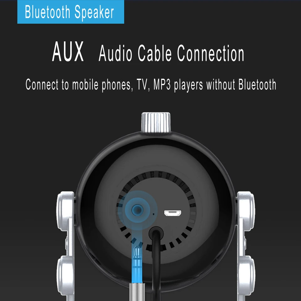 Портативный беспроводной двойной парный TWS Bluetooth колонки сильный бас аудио hi-fi