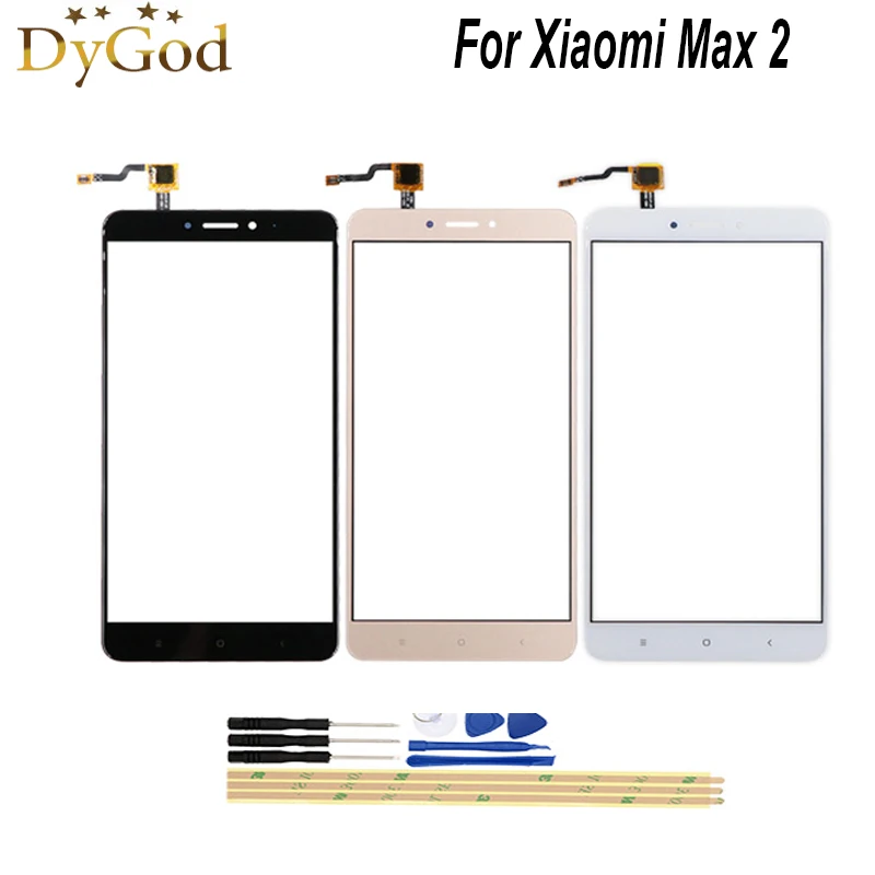 DyGod 6 44 дюйма для Xiaomi Mi Max 2 сенсорный экран 100% гарантия Замена стеклянной панели +