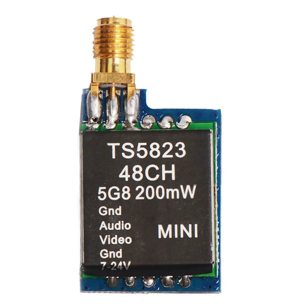 TS5823 5 8G 200mw 48CH мини беспроводной AV модуль передатчика для FPV|Беспроводные модули| |