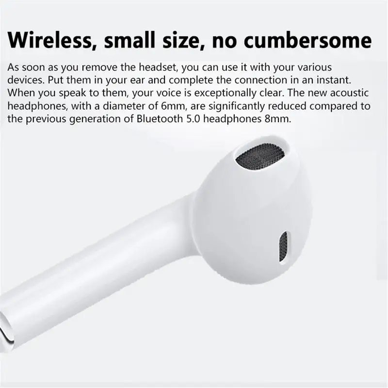 Беспроводной Bluetooth правое ухо Touch наушники С микрофоном Шум снижение стерео