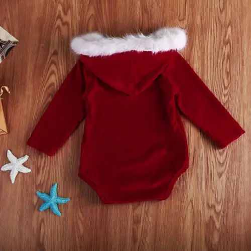 2018 Рождественская теплая зимняя одежда для маленьких девочек с длинным рукавом