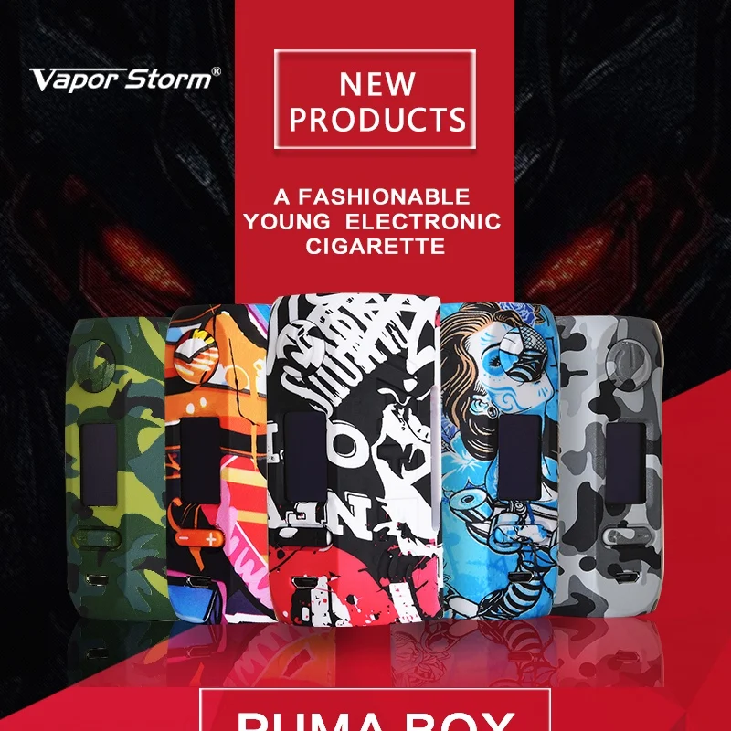 Vapor Storm электронная сигарета мод Storm230 Bypass 200 Вт VW контроль температуры Фламинго