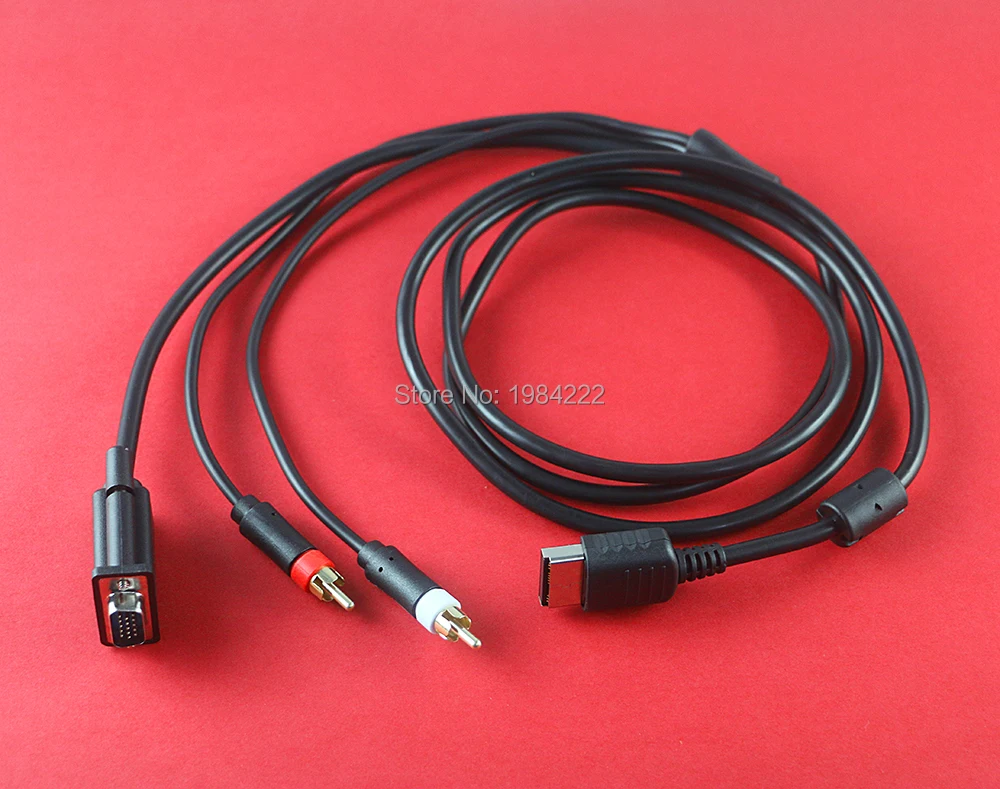 OCGAME оптовая продажа VGA кабель высокого разрешения RCA Звуковой адаптер HD PAL NTSC для