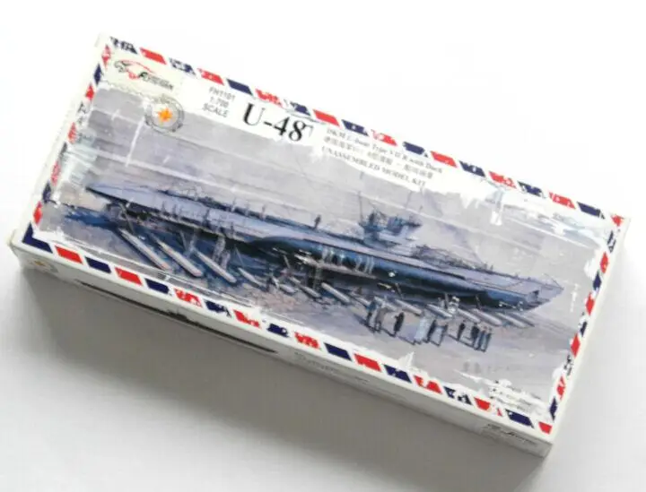 Flyhawk 1101 1/700 немецкая подводная лодка высокого качества|Наборы для сборки моделей|