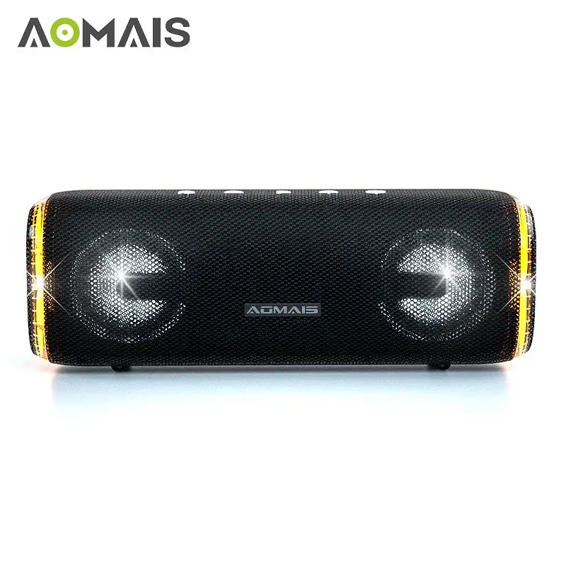 AOMAIS Спорт IX Портативный Беспроводной Bluetooth Динамик с Multi colot свет 20 W колонки