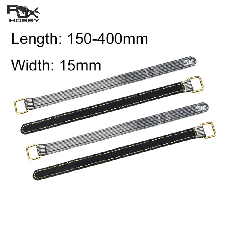 4 шт. RJX HOBBY 150-300 мм/150-400 мм Magic Tap батарейный ремешок черный красный цвет для RC FPV Racing
