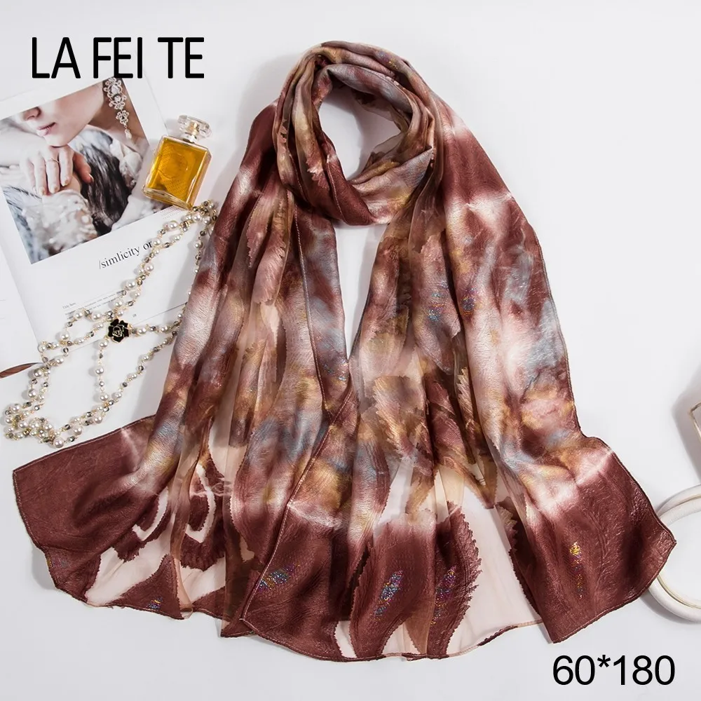 

Long Women Scarf Silk Female Handkerchiefs Girls Crinkle Hijab Shawls Floral Printed Stoles Scarves For Women 2019