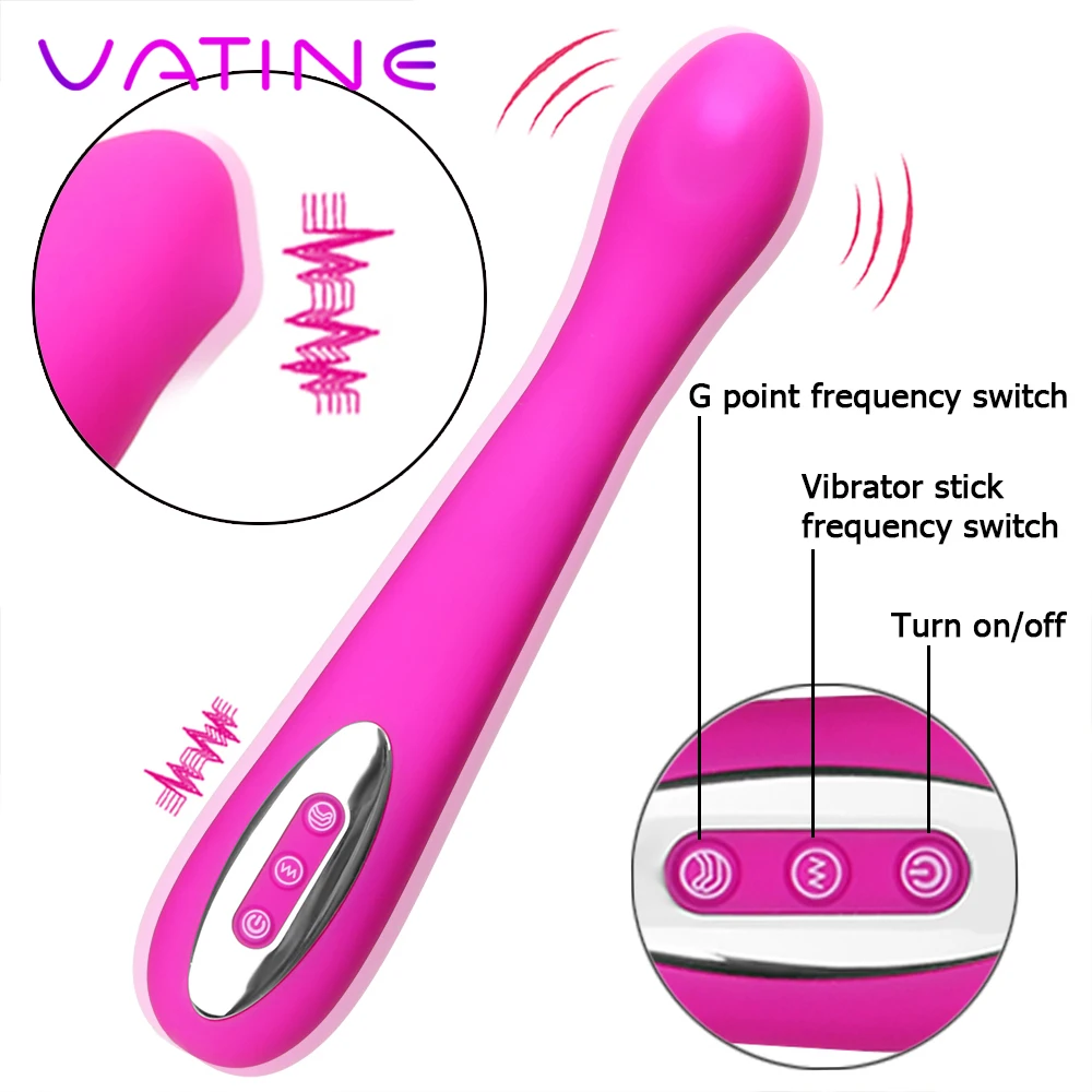 VATINE фаллоимитатор вибратор уникальный G spot головка дизайн 12 Скорость кульминация
