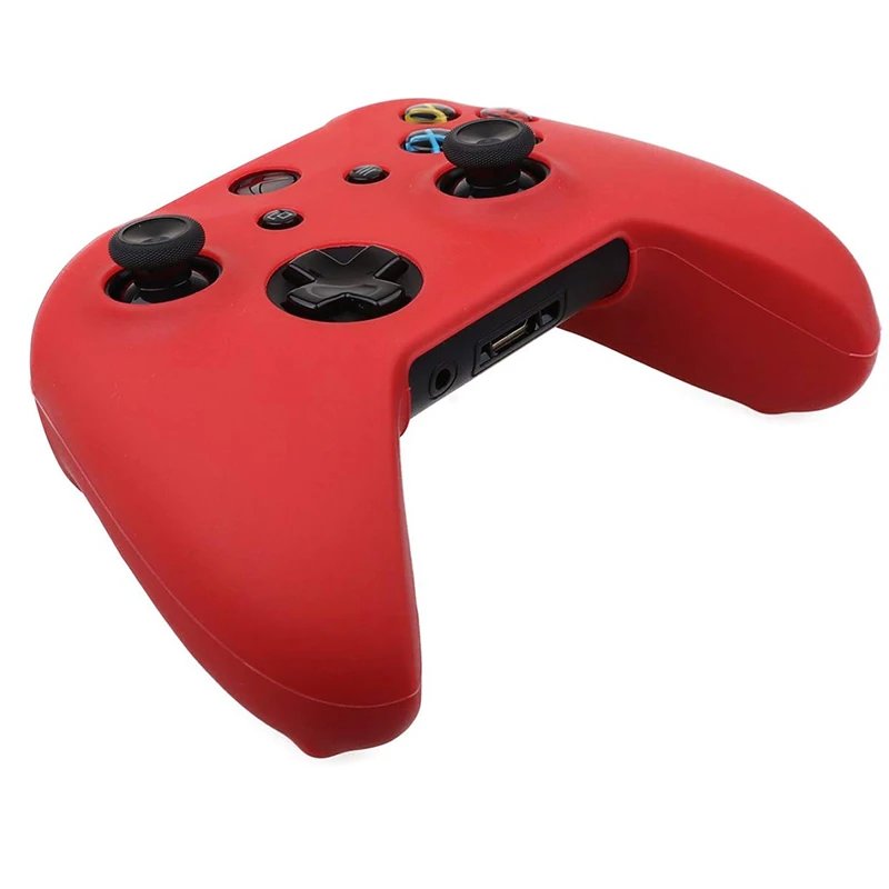 AABB силиконовый чехол для Microsoft Xbox One X и S контроллер 4 (черный белый красный синий) с