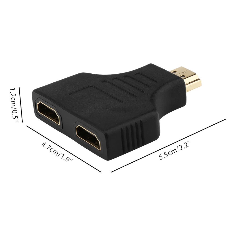 FORNORM 1080 P HDMI порт штекер 2 Женский 1 в разветвитель адаптер конвертер plug and play sup EDID