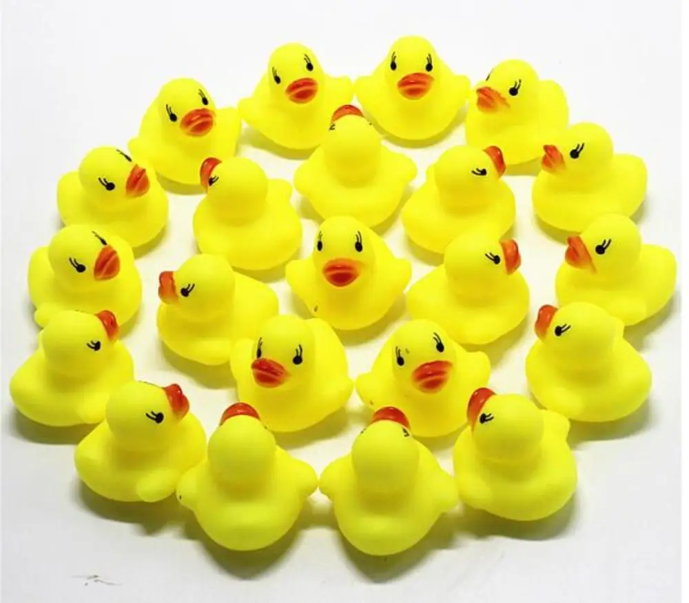 20 Unids/Лот Мини-утка Duckie для предродовой вечеринки воды игрушечные лошадки