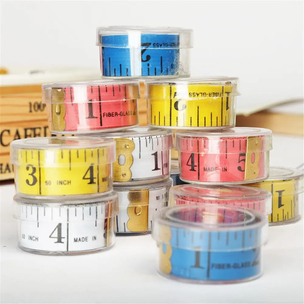 

2pcs Colorful 150CM*2CM Body Measuring Belt Children Height Ruler Centimeter Inch Roll Tape Soft Sewing Ruler Cloth Tailor Tape
