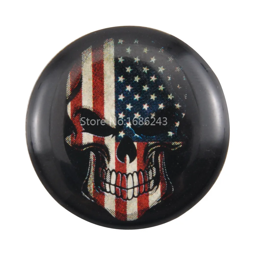 Chrome 8mm Quick Release Skull US Flag Seat Bolt Screw Fit For Victory Cross 2014-up 15 16 17 18 | Автомобили и мотоциклы