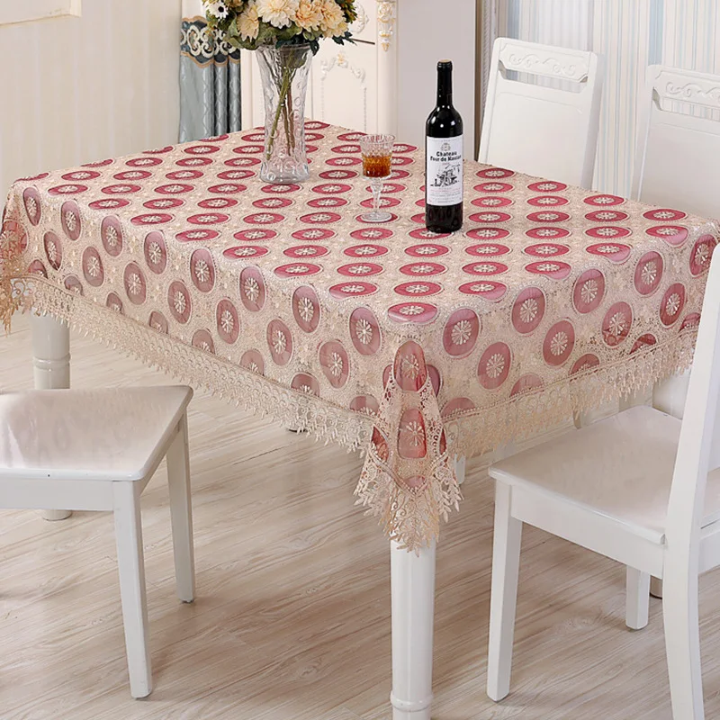 Скатерть из органзы с вышивкой европейская кружевная скатерть Рождественская