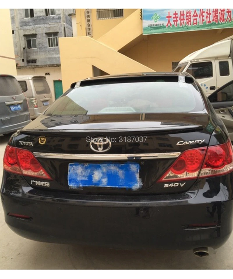 Спойлер на крышу для Toyota Camry 2006 2012 АБС пластик Неокрашенный задний спойлер крыло