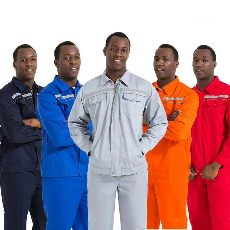 Рабочая одежда унисекс Униформа длинный рукав комбинезон защитная ткань для