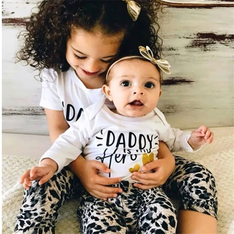 Одинаковые комплекты для семьи комплект одежды новорожденного сестры brother daddy is my