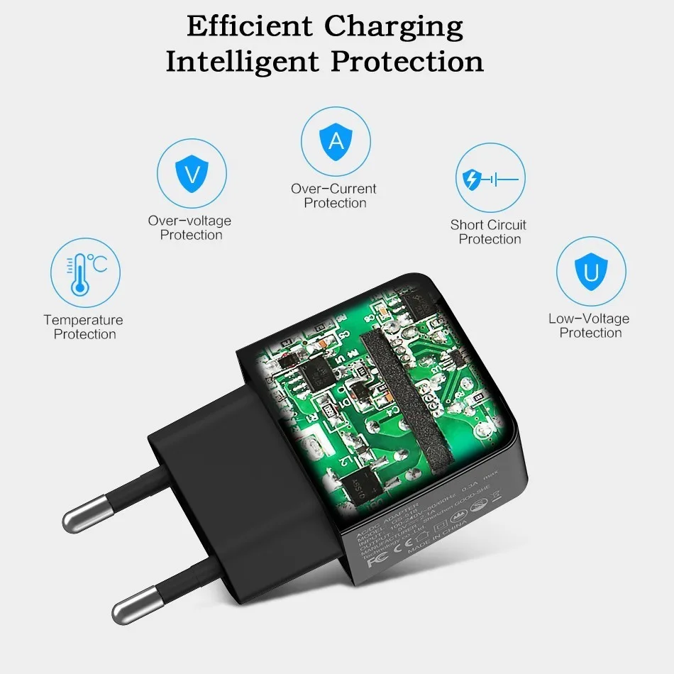 Sonovo CE ЕС AC/DC адаптер мобильный телефон зарядное устройство 2 порта USB Зарядное 2A
