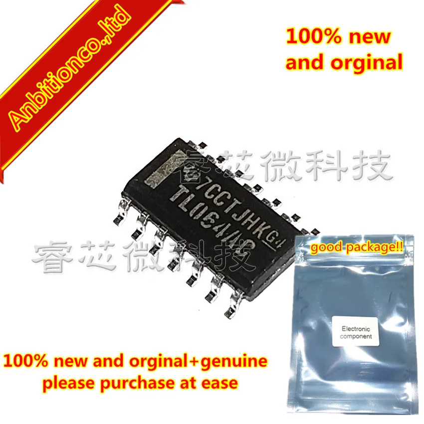 

10pcs 100% new and orginal TL064ACDR TL064ACD TL064AC SOP14 LOW-POWER JFET-INPUT OPERATIONAL AMPLIFIERS in stock