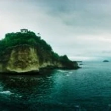 Маленький остров в океане Niteroi Рио де Жанейро Бразилия плакат печать (30x12)| |