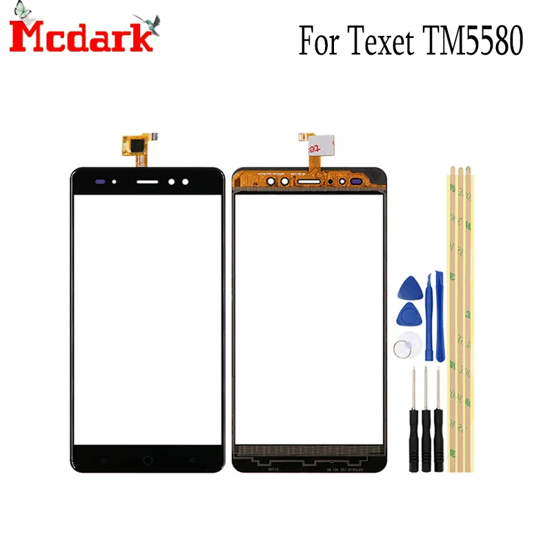 Для Texet TM 5580 5 дюймовые передние Стекло сенсорный экран мобильный телефон для TM5580