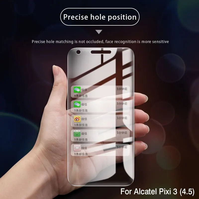 Для Alcatel Pixi 3 4 5 0 стеклянная Защитная пленка для экрана ультратонкий прозрачная