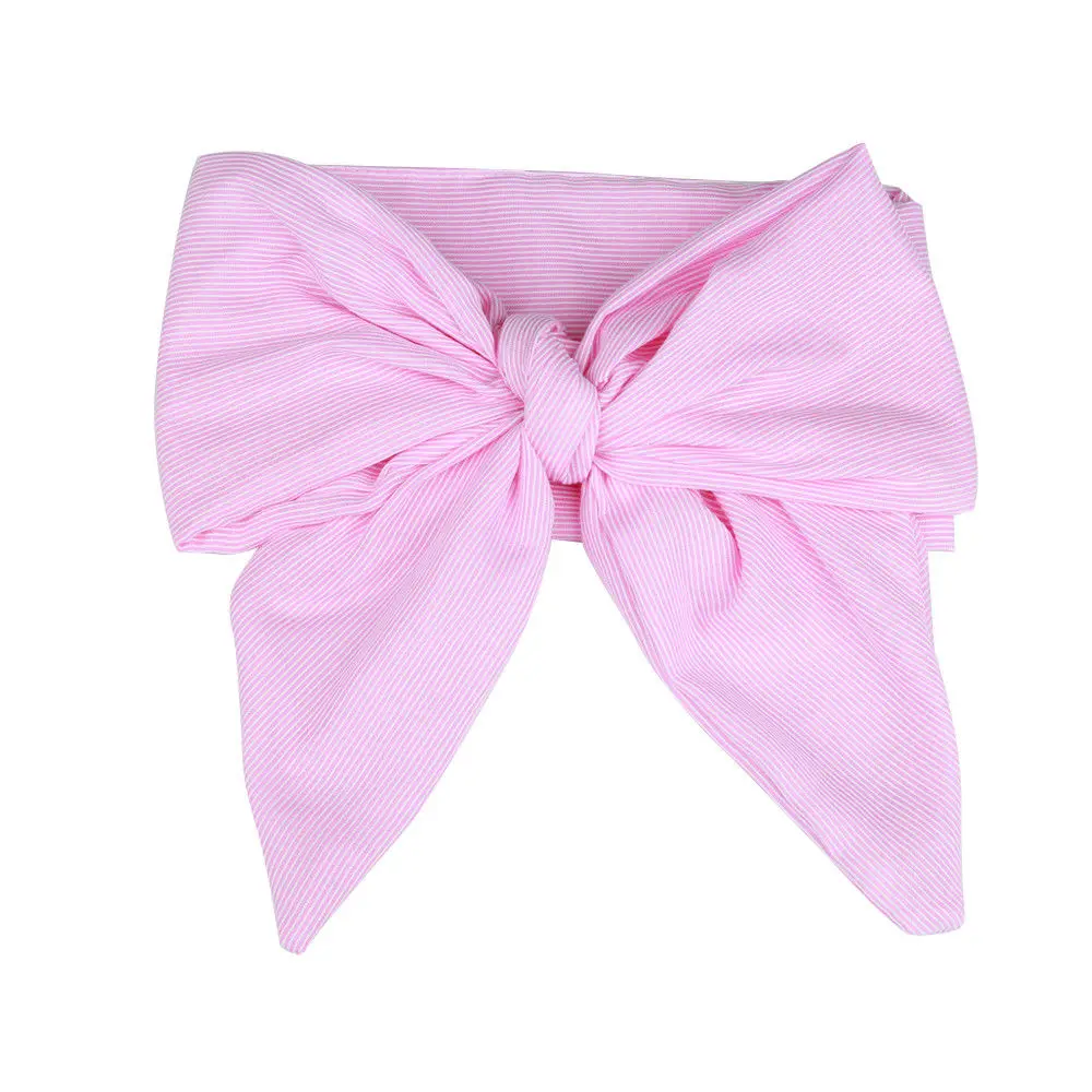 Реквизит в полоску для новорожденных девочек и мальчиков декорации с бантиком