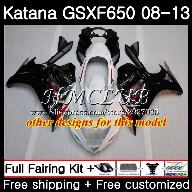 Набор для SUZUKI KATANA GSX650F 2008 2009 2010 2011 2012 2013 37HC.19 плоский черный GSXF 650 650F GSXF650 08 09 10 11 12 13